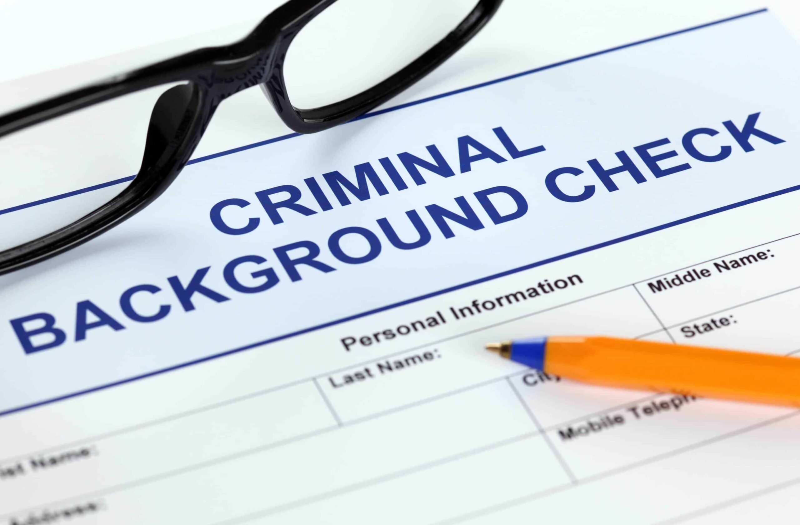 Pre-Employment Criminal Background Check